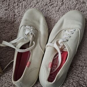 Keds Women's Off-White Canvas Sneakers $15 MINIMUM PURCHASE REQUIRED